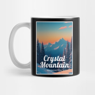 Crystal Mountain Washington United States Ski Mug